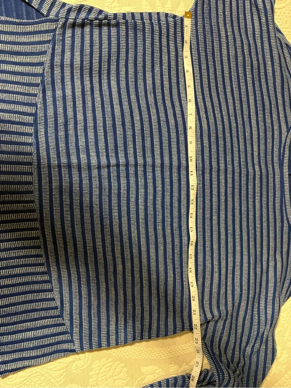 EUC Westbound Blue Striped Women's Knit top Large casual